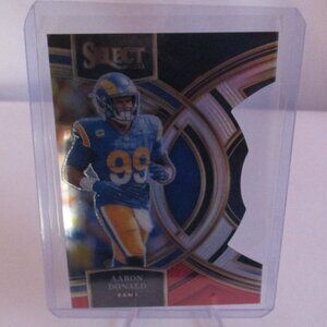 2023 Panini Prizm AARON DONALD LOS ANGELES RAMS PREMIER DIE CUT with Mag & Stand